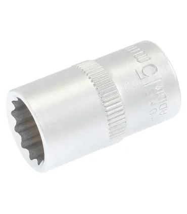 Nasadka 12-kątna MASTERTOOL 1/2" 15 mm L 40 mm CRV 78-0615