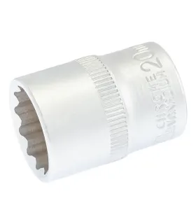 Nasadka 12-kątna MASTERTOOL 1/2" 20 mm L 40 mm CRV 78-0620