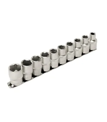 Zestaw nasadek MASTERTOOL 1/2 " 8-19 mm L 40 mm CRV, 10 szt. 78-1210