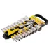 Zestaw nasadek MASTERTOOL PROFI 1/2 " 8-32 mm CrV grzechotka 72T, przedłużka 20 szt. 78-1220
