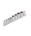 Zestaw nasadek MASTERTOOL E-TORX 1/4" E5-E8 3/8" E10-E16 9 szt. (1/4"-5/6/7/8 3/8"-10/12/14/16) 78-1409