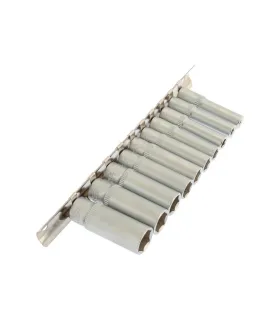 Zestaw nasadek przedłużonych MASTERTOOL 1/4 " 4-13 mm L 48 mm CRV, 10 szt. 78-1411