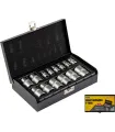 Zestaw nasadek MASTERTOOL 1/4" E4-E10 1/2" E10-E22 14 szt. w metalowej walizce 78-1414