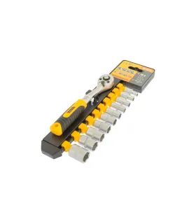Zestaw nasadek nasadowych MASTERTOOL 1/4 " 5-14 mm CrV grzechotka 72T 11 szt. 78-1415