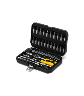 Zestaw nasadek MASTERTOOL 4-14 mm CRV grzechotka 72T 47 szt. 78-2047