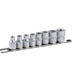 Zestaw nasadek MASTERTOOL 3/8" E-TORX E8-E20 8 szt. 78-3808