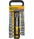 Zestaw nasadek MASTERTOOL 3/8 " 6-24 mm CrV grzechotka 72T, przedłużki 21 szt. 78-3821