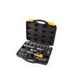 Zestaw nasadek MASTERTOOL PROFI 1/2" 10-32 mm CRV grzechotka 72T 21 szt. 78-4021-PF