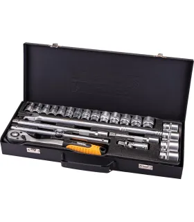 Zestaw nasadek MASTERTOOL PROFI 32 mm CRV grzechotka 72T 24 szt. 78-4124