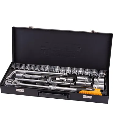 Zestaw nasadek MASTERTOOL PROFI 1/2 "8-32 mm CRV teleskopowa grzechotka 72T 26 szt. 78-4126