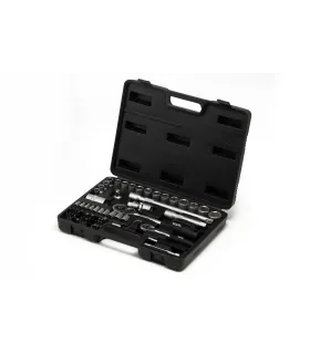 Zestaw nasadek MASTERTOOL 1/4" - 1/2" CrV grzechotka 24T 72 szt. 78-7072