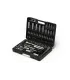 Zestaw nasadek MASTERTOOL 1/4" - 1/2 " CrV grzechotka 24T 108 szt. 78-7108