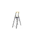 Drabina schodkowa aluminiowa MASTERTOOL 4 metalowe stopnie h 846 mm max 150 kg 79-1204