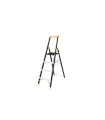 Drabina schodkowa aluminiowa MASTERTOOL 4 metalowe stopnie h 846 mm max 150 kg 79-1204