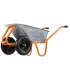 Taczka budowlana / ogrodowa MASTERTOOL D-22 85 l/230kg, dwa koła PN 3, 5*8 Ø 37cm 79-9846