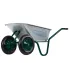 Taczka budowlana / ogrodowa MASTERTOOL D-12 85 l/200kg, dwa koła PN 3, 5*8 Ø 37cm 79-9849