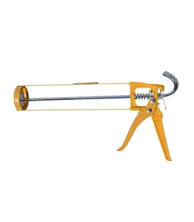 Pistolet do mas uszczelniających i zapraw chemicznych MASTERTOOL szkieletowy 310 ml/300 mm, nylonowa rękojeść 80-5021
