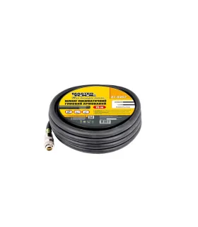 Wąż powietrzny MASTERTOOL gumowy 20 bar 8*15 mm 15m, szybkozłącze 81-8462