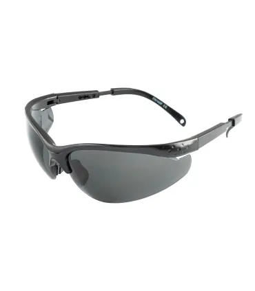 Okulary ochronne MASTERTOOL SPORTLINE GREY odporne na zarysowania ANTI-SCRATCH, regulowana długość zauszników 82-0001