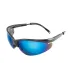 Okulary ochronne MASTERTOOL SPORTLINE BLUE MIRROR przeciw zarysowaniom ANTI-SCRATCH, regulowana długość zausznika 82-0002