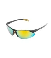 Okulary ochronne MASTERTOOL SPORTLINE GOLD MIRROR ANTI-SCRATCH, miękka nakładka na nos, antypoślizgowe zauszniki