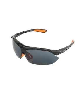 Okulary ochronne MASTERTOOL SPORTLINE GREY soczewka panoramiczna, ANTI-SCRATCH, antypoślizgowe zauszniki 82-0008