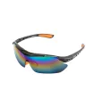 Okulary ochronne MASTERTOOL SPORTLINE REVO soczewka panoramiczna, ANTI-SCRATCH, antypoślizgowe zauszniki 82-0009