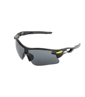 Okulary ochronne MASTERTOOL SPORTLINE GREY soczewka panoramiczna, antypoślizgowe zauszniki 82-0010