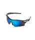 Okulary ochronne MASTERTOOL SPORTLINE BLUE MIRROR panoramiczne szkło, antypoślizgowe zauszniki 82-0011