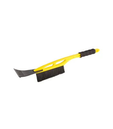 Szczotka samochodowa do śniegu MASTERTOOL ze skrobaczką do lodu 100 mm YELLOW 520 mm 84-0003
