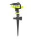 Zraszacz impulsowy MASTERTOOL 1/2" z podstawką 20 m 5, 3-13, 5 l/min 92-9323