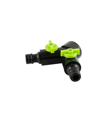 Rozdzielacz MASTERTOOL z 2 zaworami do szybkozłączek 1/2" gwint zewnętrzny 92-9327