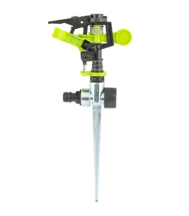 Zraszacz impulsowy MASTERTOOL 1/2" z metalową podstawą 20 m 5, 3-13, 5 l/min 92-9329