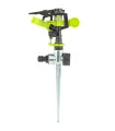Zraszacz impulsowy MASTERTOOL 1/2" z metalową podstawą 20 m 5, 3-13, 5 l/min 92-9329