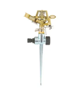 Zraszacz impulsowy MASTERTOOL metalowy 1/2" z podstawką 16 m 5, 7-14, 8 l/min 92-9330