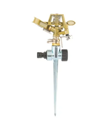 Zraszacz impulsowy MASTERTOOL metalowy 1/2" z podstawką 16 m 5, 7-14, 8 l/min 92-9330