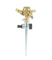 Zraszacz impulsowy MASTERTOOL metalowy 1/2" z podstawką 16 m 5, 7-14, 8 l/min 92-9330