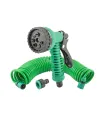 Zestaw do nawadniania MASTERTOOL 5 szt. (pistolet 7 funkcji, wąż spiralny 10 m, adapter 1/2"-3/4" żeński, końcówka 3/8" 2 szt.)