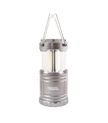 Lampa kempingowa MASTERTOOL ręczna 3W COB LED, 200 Lum/7000K, 10 m, 3xAA, ABS 94-0803