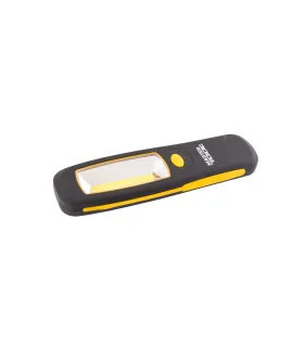 Latarka magnetyczna MASTERTOOL ręczna z amortyzacją 3W COB LED, 150 lm/6500K, 10 m, 3xAA, ABS 94-0807