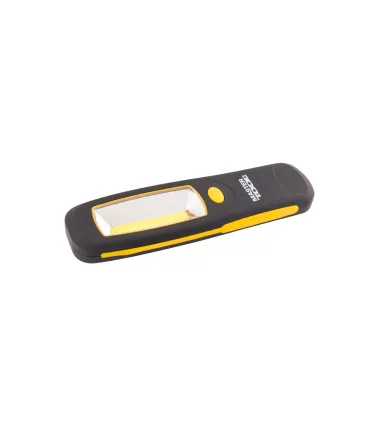 Latarka magnetyczna MASTERTOOL ręczna z amortyzacją 3W COB LED, 150 lm/6500K, 10 m, 3xAA, ABS 94-0807