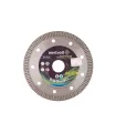 Tarcza diamentowa WERTVOLL UNIVERSAL X-FORCE do gresu porcelanowego 125*1,4 mm 0,24 wys. segmentu 10 mm adapter 22,2 - 20 mm