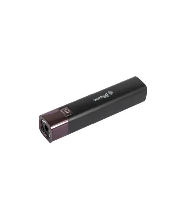 Latarka akumulatorowa WERTVOLL 3 funkcje, 1W LED 80 Lumt/7000K, 60 m, power bank, USB, Li-ion1200 mAh, ABS BLACK BLACK RX-8002