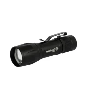 Latarka akumulatorowa WERTVOLL 3 funkcje regulowane 1W LED/1W COB LED 100 lm/8000K, 50 m, USB, Li-ion800 mAh, AL RX-8003