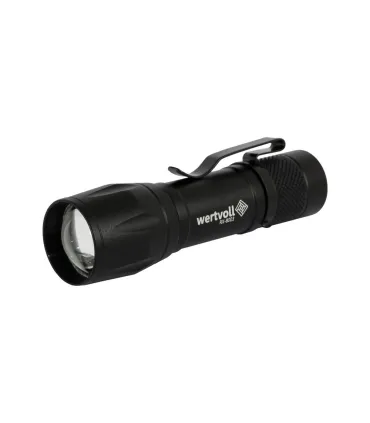 Latarka akumulatorowa WERTVOLL 3 funkcje regulowane 1W LED/1W COB LED 100 lm/8000K, 50 m, USB, Li-ion800 mAh, AL RX-8003