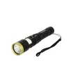 Latarka akumulatorowa WERTVOLL 8 funkcji, 5W LED/0,5W WHITE/RED/BLUE, 300 lm/7000K, 200 m, IP44, USB, Li-ion 2000 mAh, AL RX-800
