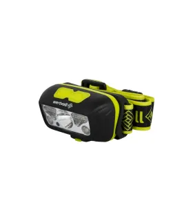 Latarka czołowa WERTVOLL akumulatorowa 7 funkcji 3W CREELED/2*0,5W SMDLED/2*0,4W REDLED 130 lm/7000K, 80 m, IP44, USB, Li-pol 12