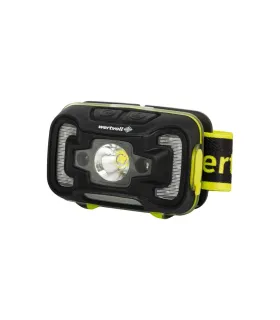 Latarka czołowa WERTVOLL CREE LED akumulatorowa 6 funkcji czujnik ruchu 5W 14*0, 2W RED/3W COBLED 260 lm 6500K, IP65, USB, Li-po