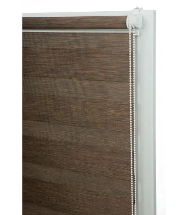 Roleta Dzień i Noc Delux Plus seria Mocha Wood DN23