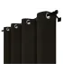 Zaciemniająca zasłona na przelotkach - Blackout Royal Black, czarna